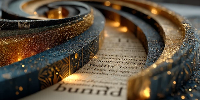 Art Deco Origami Worms Eye View Golden Hour