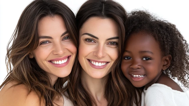 Smiling Models HD Portrait of Three Women