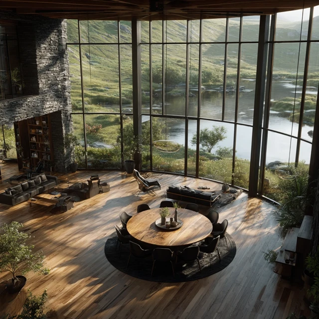Luxury Interior Design Open Plan Living Room