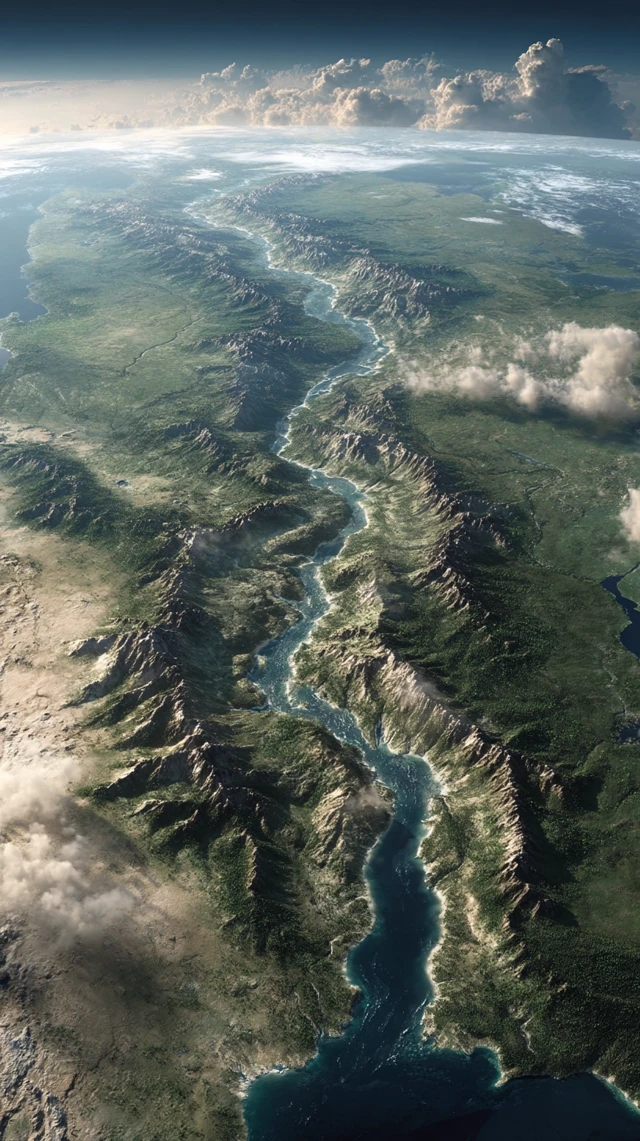 Alternate North America No Ice Age 3D Map