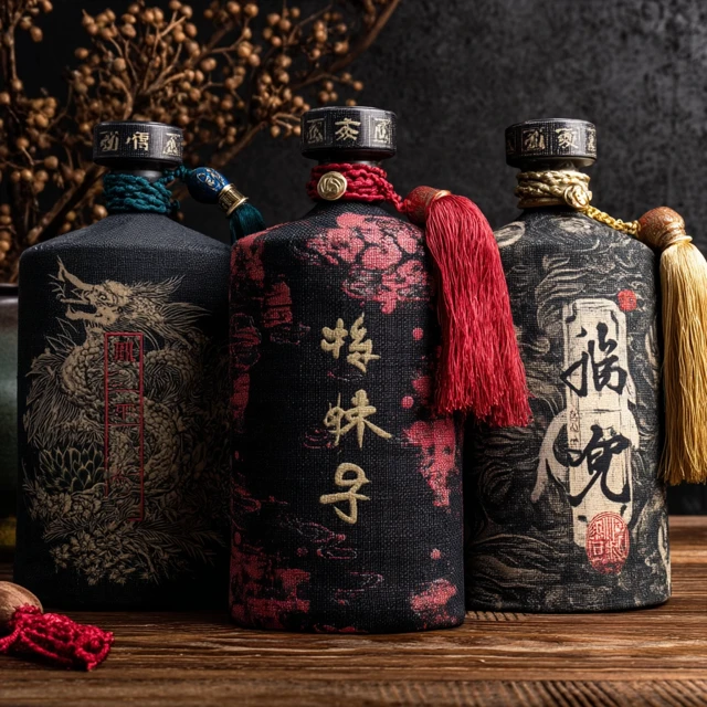 Handcrafted Chinese Liquor Packaging Artistic Design