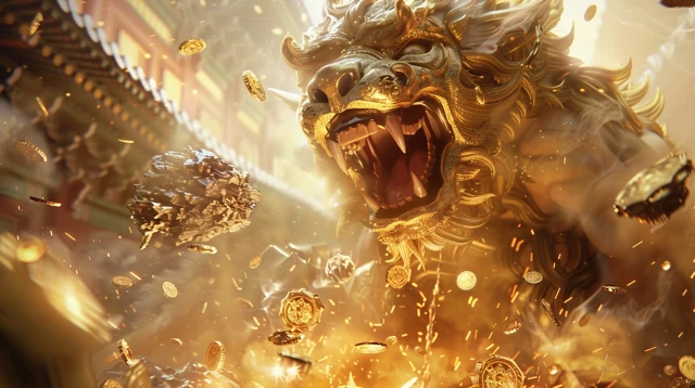 Majestic Golden Haetae Treasure Explosion