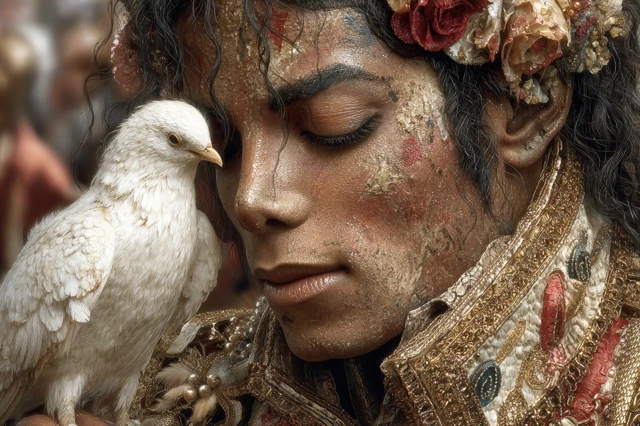 Michael Jackson Kingly Dove Soft Art