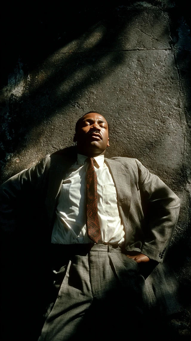 Martin Luther King Assassination 1968 Color Photo