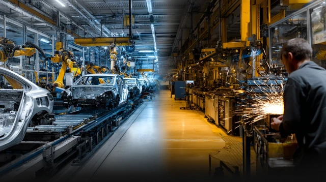 Automotive Production Line vs Garage Classic Car
