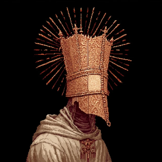 Pixel Art Penitent One Blasphemous Dark Souls