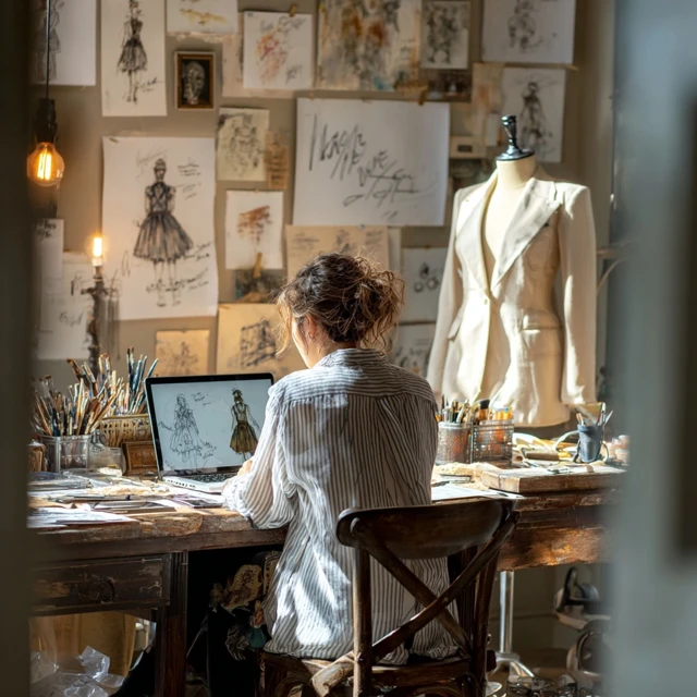 Fashion Designer at Work Studio Creative Design