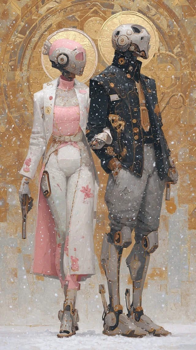 Cyborgs in Snow: Sci-Fi Art by Denis Sarazhin