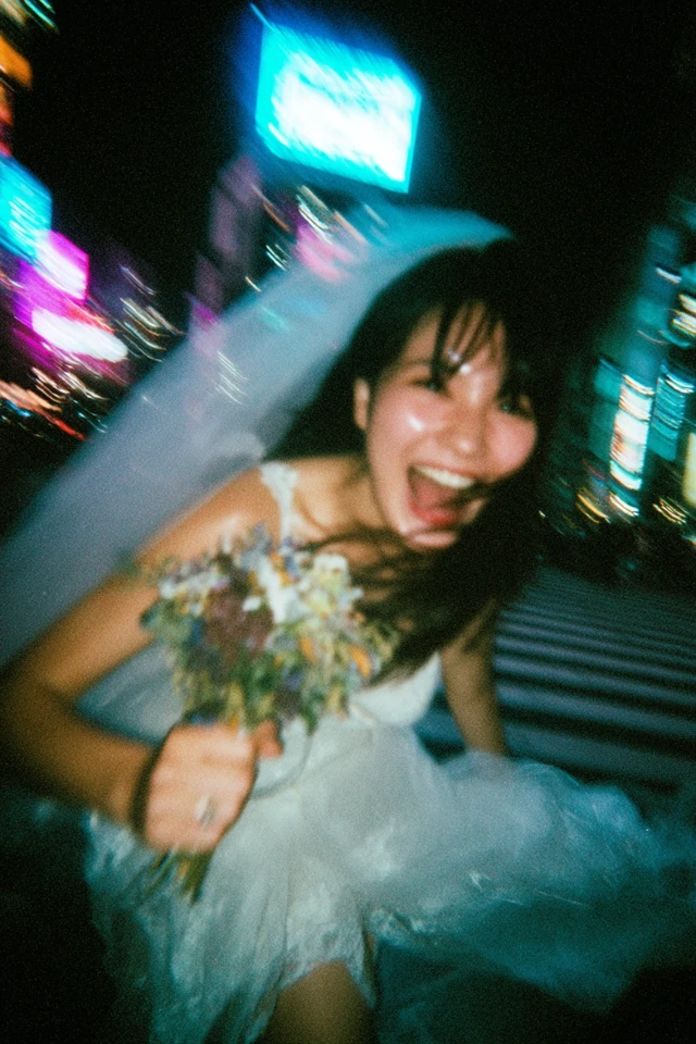 Eloped Bride in Shibuya Dawn Photography