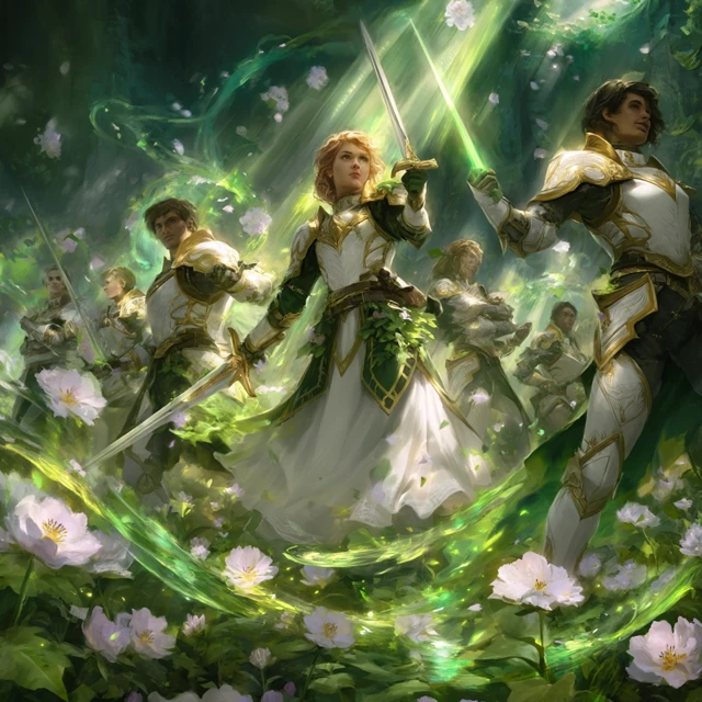 Dawn Battlefield Warriors Fantasy Art