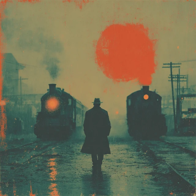 Steam Trains Soul Train Album Cover Design