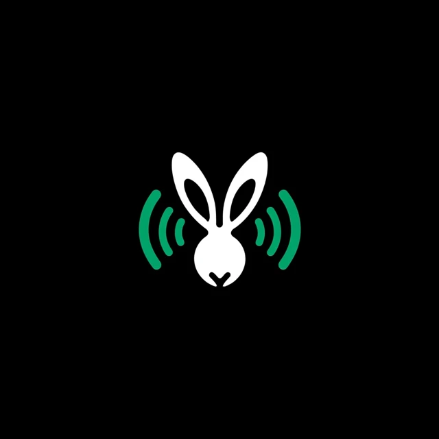 Tech Bunny Logo Modern Minimalist Design