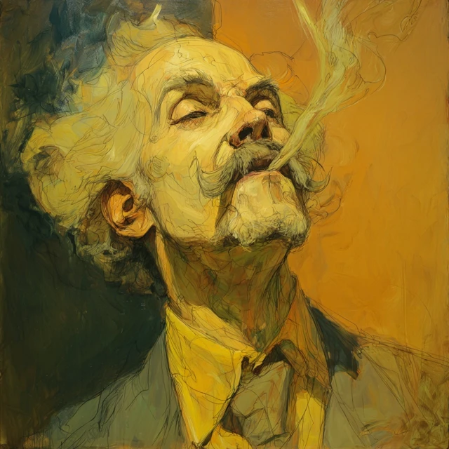 Man Experiencing Sensation Laguna Yellow Orange Hues