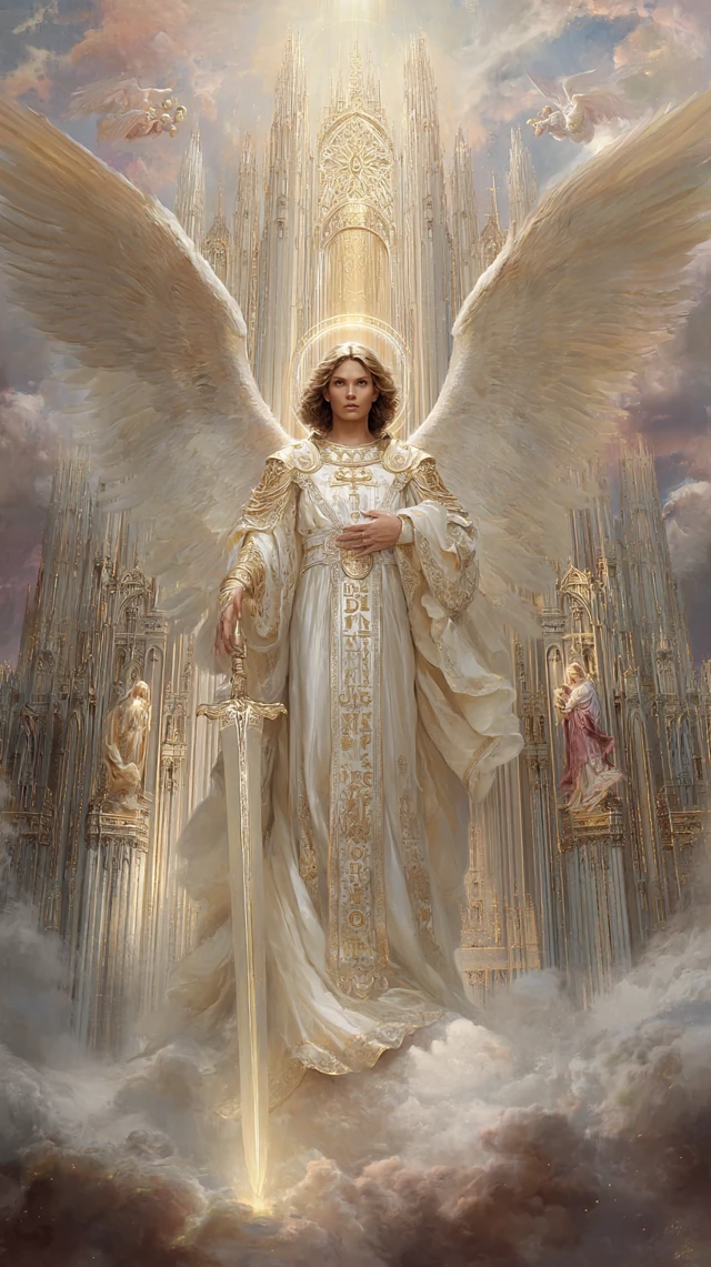 Celestial Angel at Heavens Gate - Divine Glory