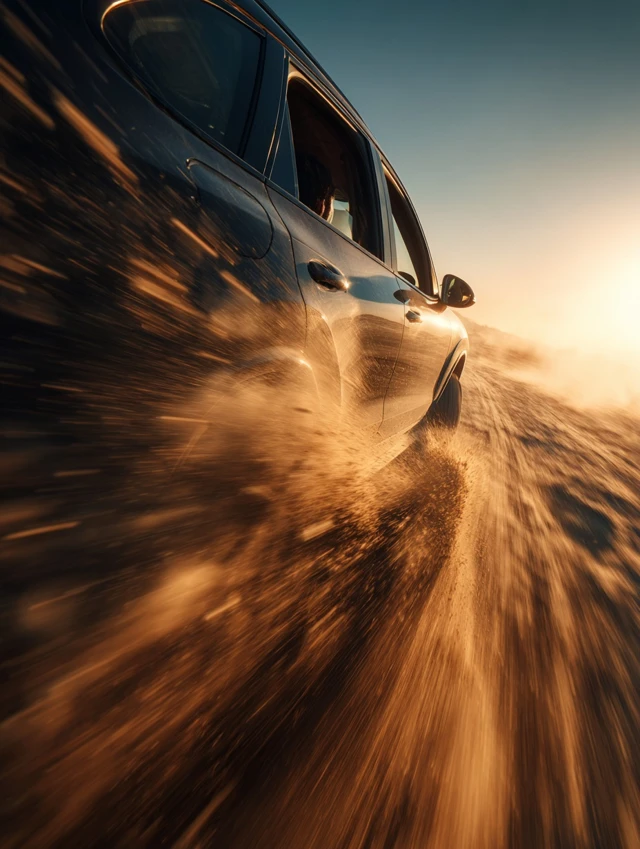 Luxury SUV in Motion Dynamic Car Commercial