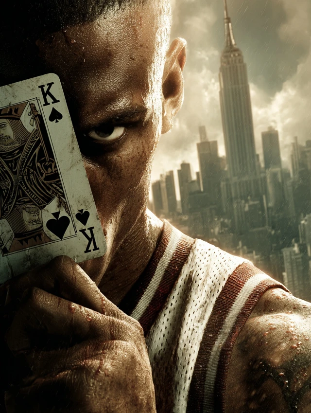 Basketball King of Spades Dramatic Cinematic Photo