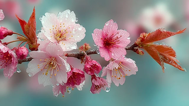 Cherry Blossoms in Bloom: Springtime Beauty