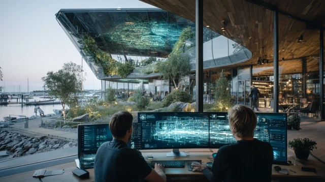 Futuristic AI Powered Architectural Studio