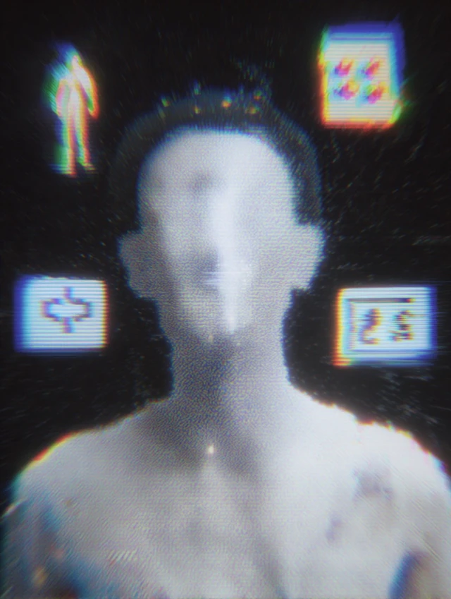 AI Memory Glitch Nostalgic Art