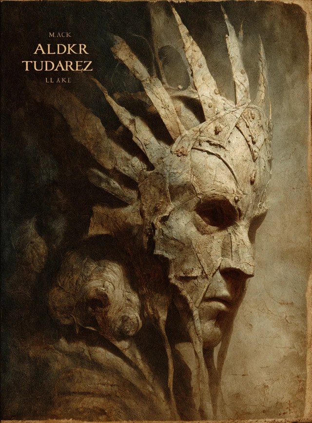 Dark Fantasy Mask of the King in Hell by Alan Lee