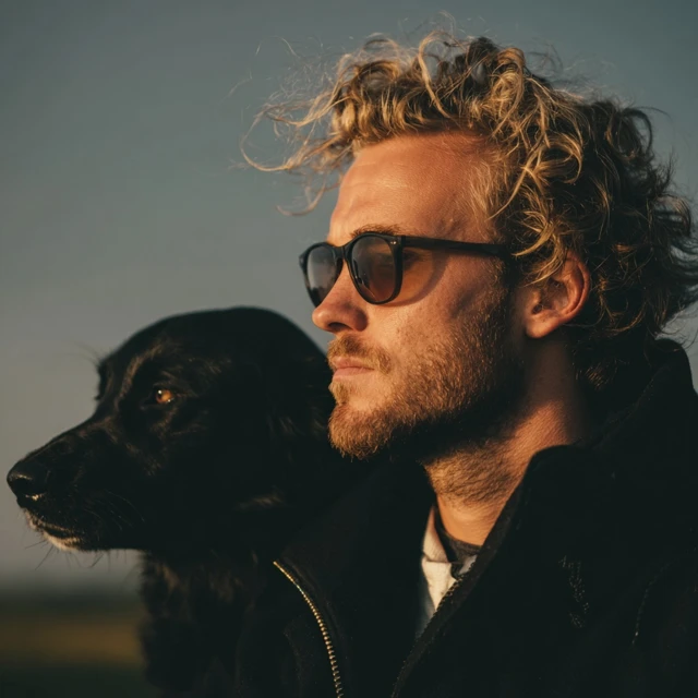 Dutch Guy with Dog Sunglasses Profile Picture