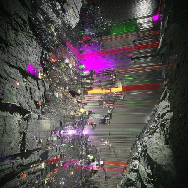 Abstract Digital Glitch Art Ultra Detailed 8K