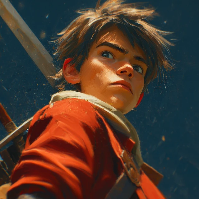 Jerry Banks Determined Teenager With Sword Art