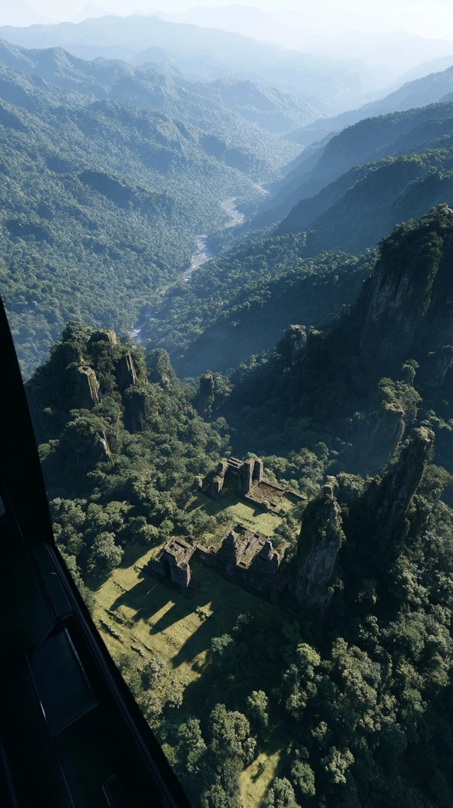 Ancient Sphinxes in a Tropical Rainforest