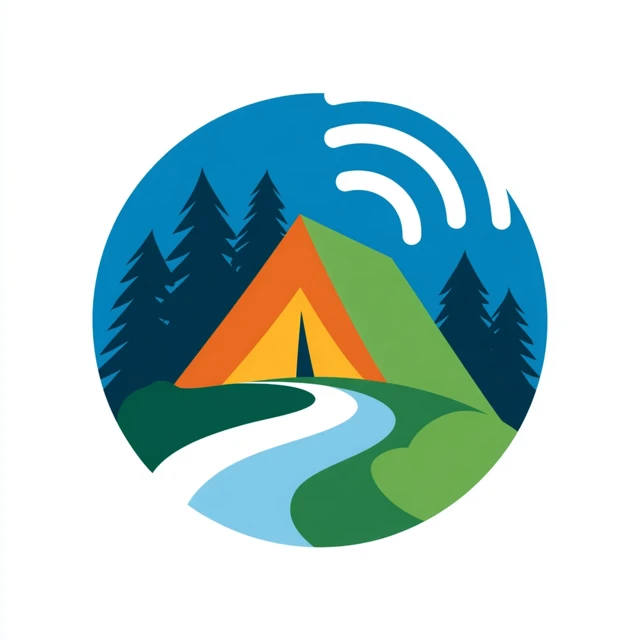 Telegram Camping Travel Group Logo