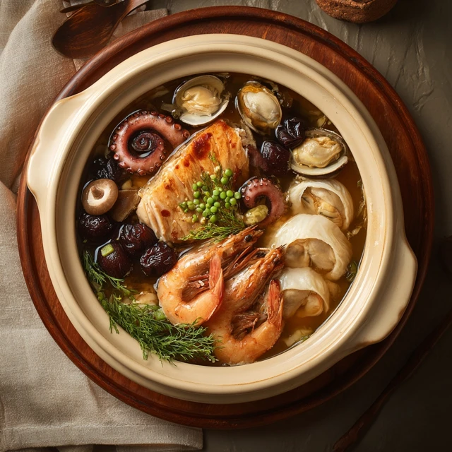 Korean Seafood and Chicken Hot Pot Haesintang
