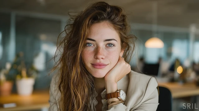 Professional Portrait of a Young Businesswoman