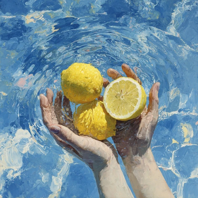 Lemons in Water A Still Life Painting