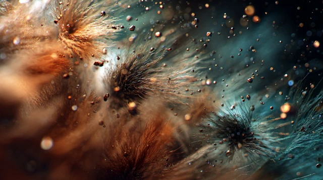 Microscopic Macro Shot Natural Colors