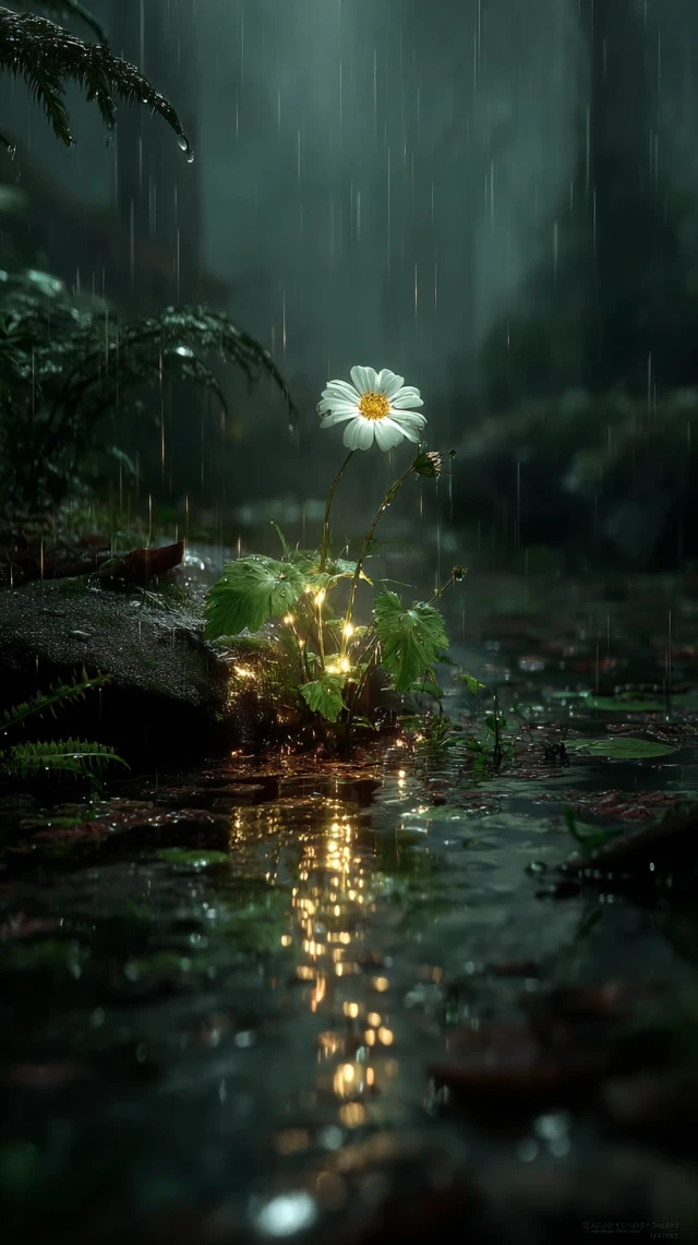 Ancient Hope A Glowing Seed in Mist 3000 BCE
