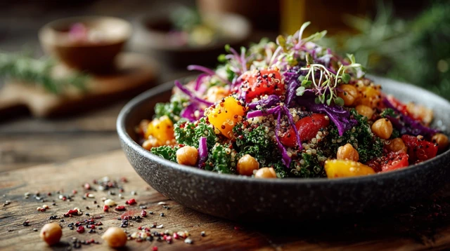 Vegan Superfood Salad Healthy Delicious Bowl