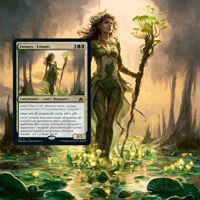 Magic the Gathering Art Radiant Woman Bog