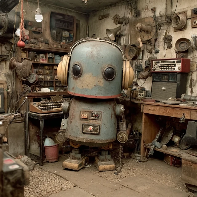 Robot Sound Engineer Foley Studio