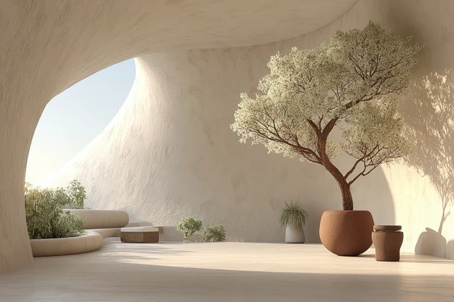 Minimalist Interior Design Calm Morning Light