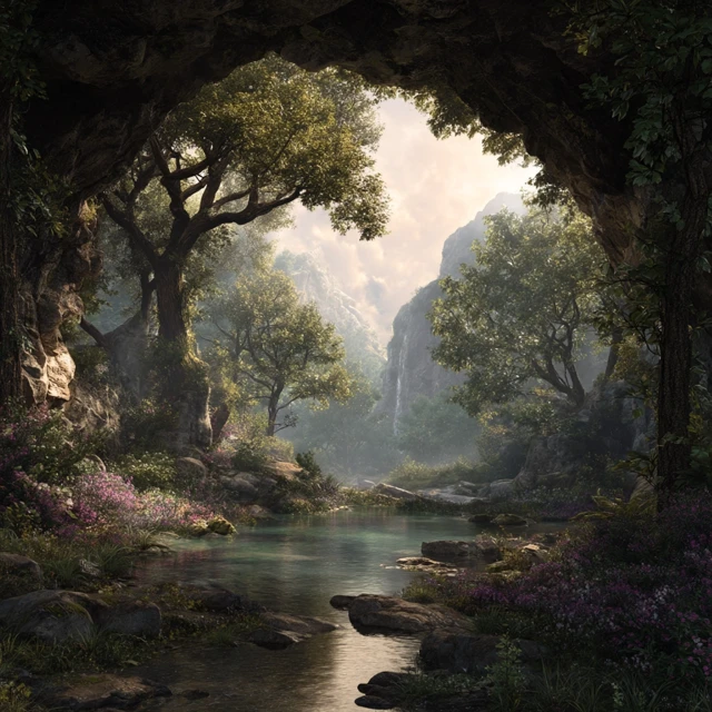 Mystical Fantasy Landscape 4K