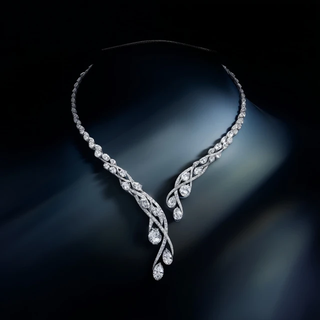 Diamond Necklace Luxury Jewelry Design
