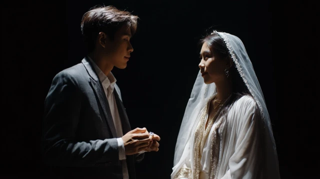 Chinese Proposal Scene Dramatic Romance