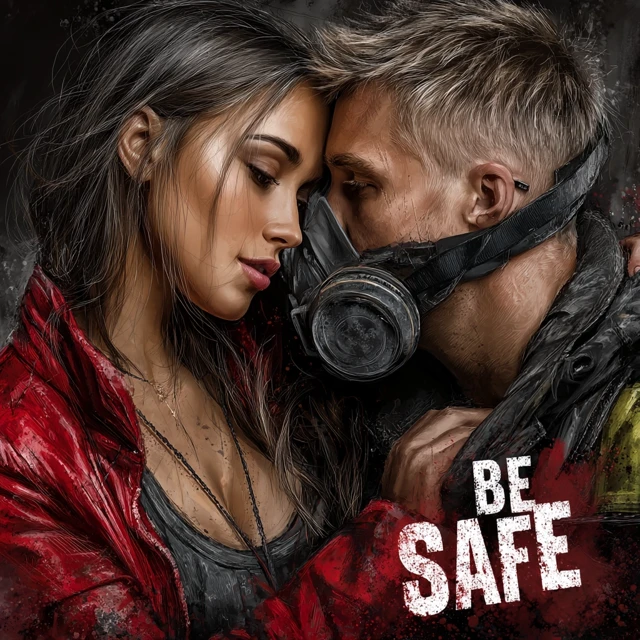 Couple Embracing Be Safe