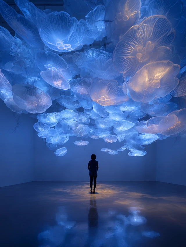Ethereal Jellyfish Installation