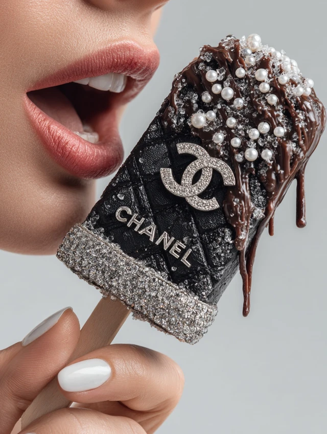 Chanel Ice Cream Popsicle Luxury Fashion Photo