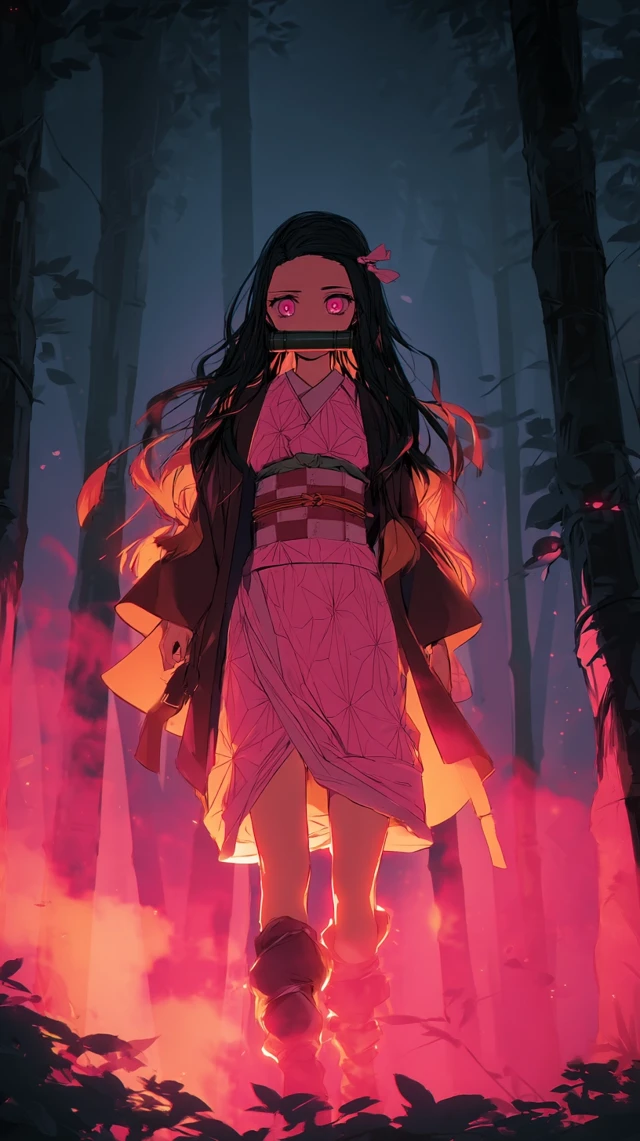 Nezuko Kamado Demon Form Anime Art