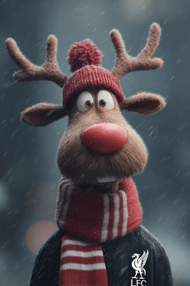 Rudolph the Red Nosed Reindeer Liverpool Fan