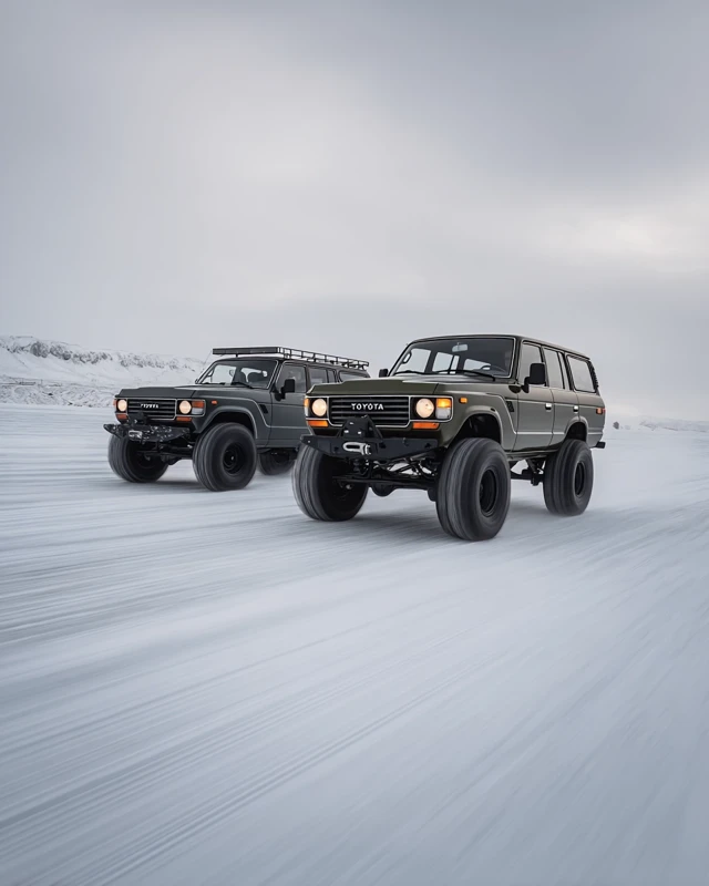 Land Cruisers Snow Offroad Adventure - 4x4 Vehicles
