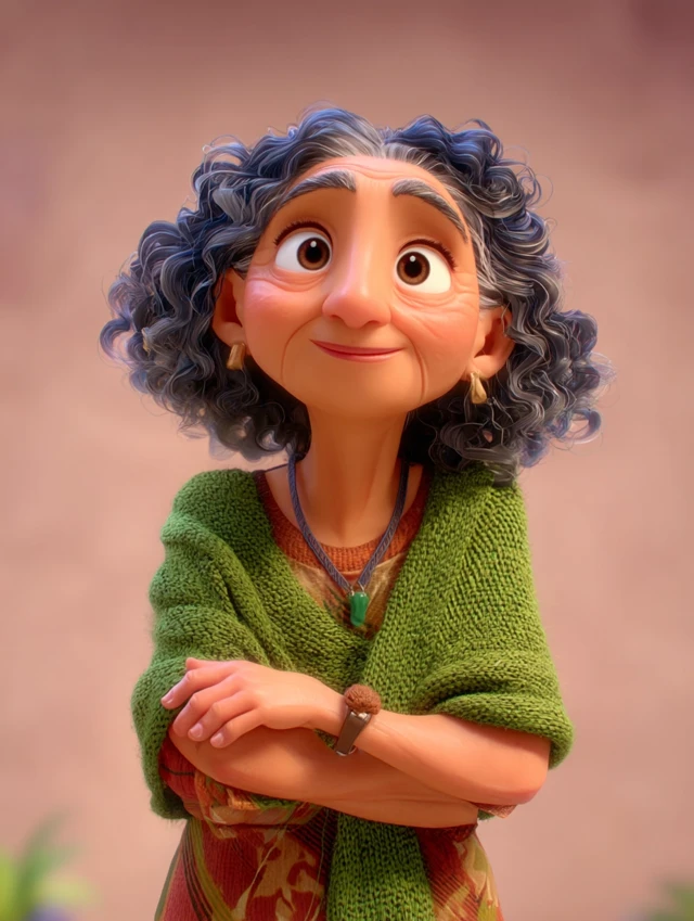 Pixar Style 3D Animation of a Smiling Woman