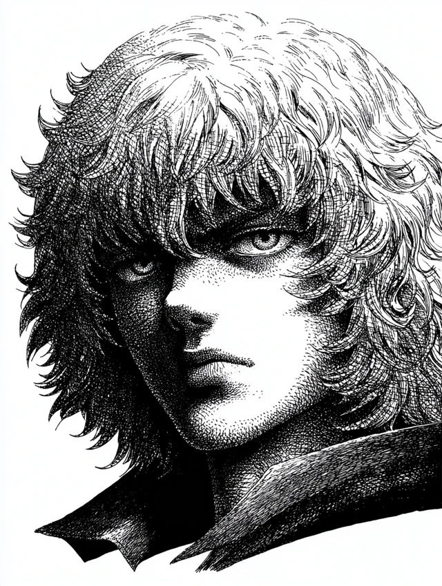 Griffith from Berserk Illustration by Kentaro Miura
