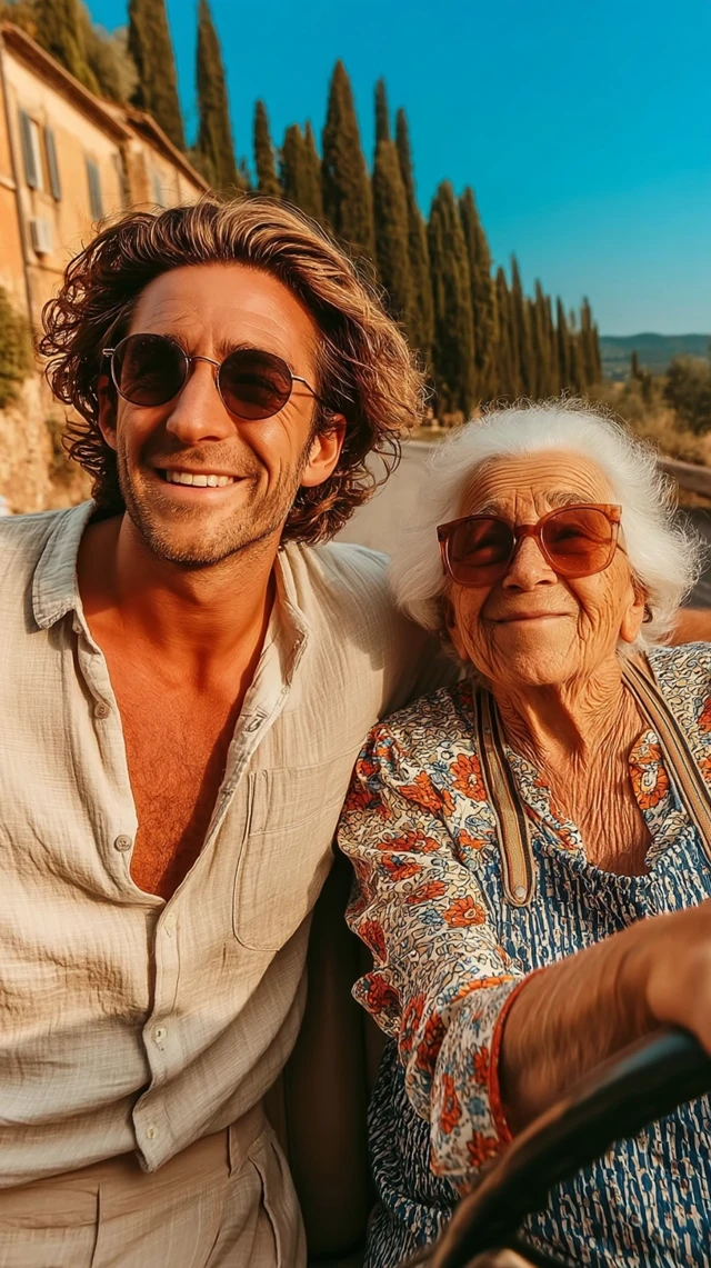 Italian Road Trip: Man and Nonnas Heartfelt Moment